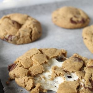 Marshmallow Stuffed Cookie