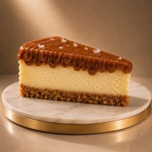Baked Cheesecake with Salted Caramel (1 kg)