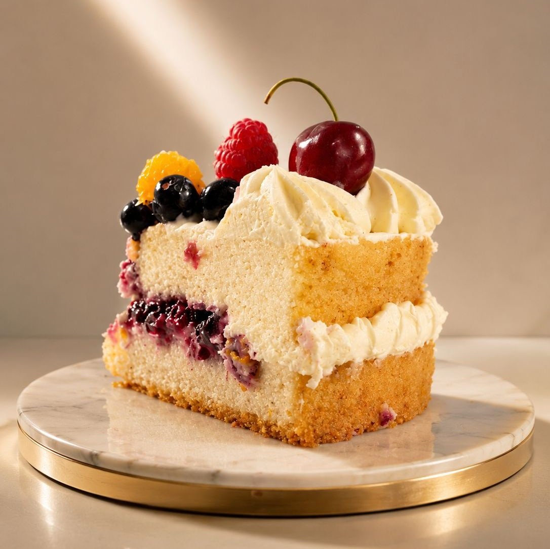 Mixed Berry Lemon Fruit Cake (1 kg)