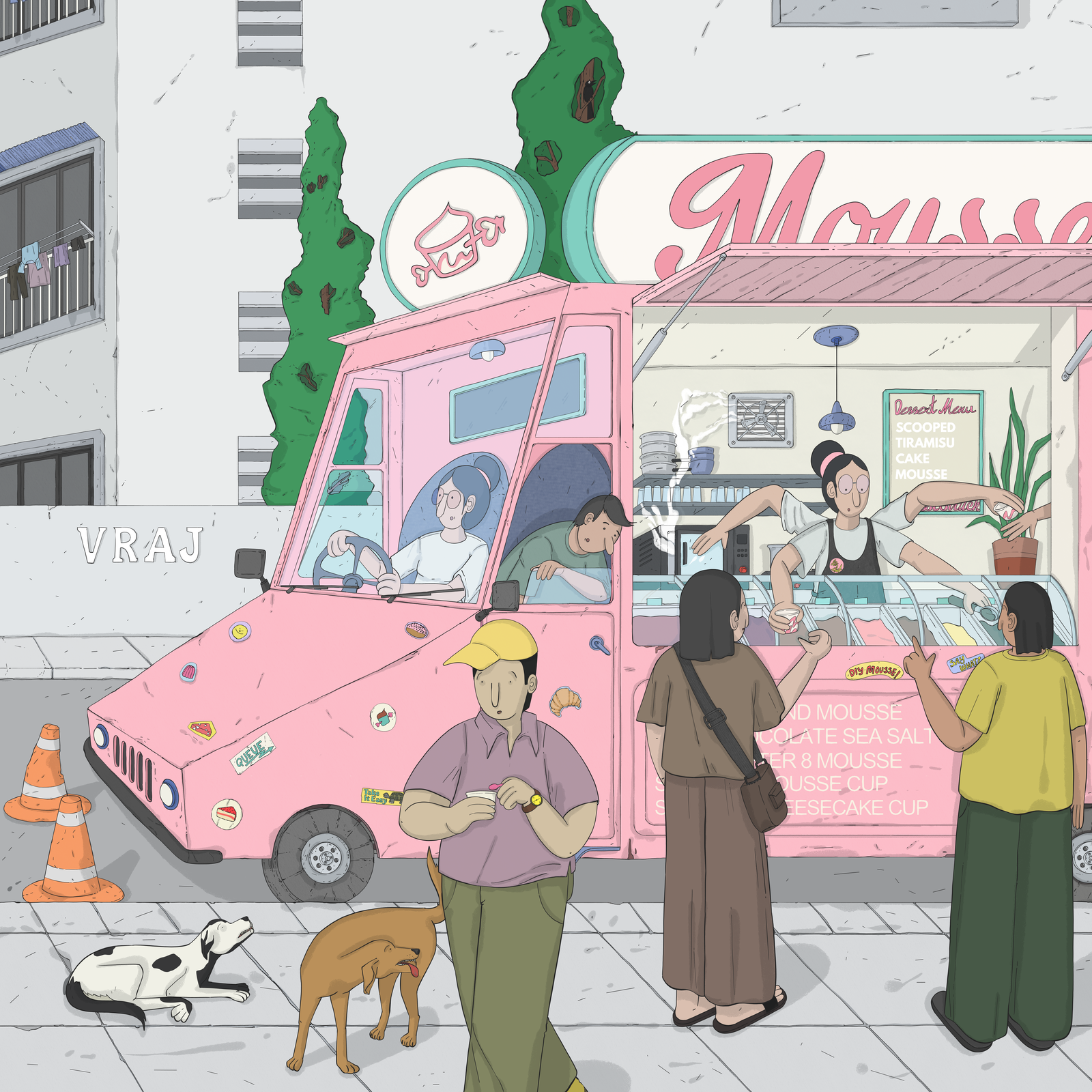 MousseStruck dessert truck, cakes pies and cookies